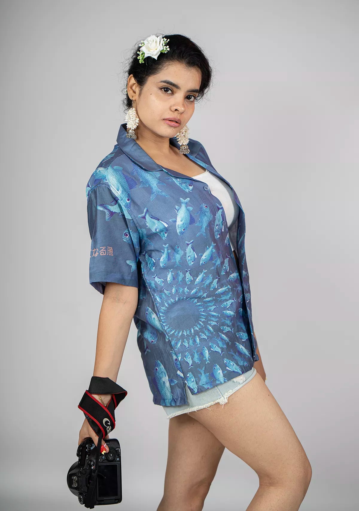 FISHES BLUE SHIRT